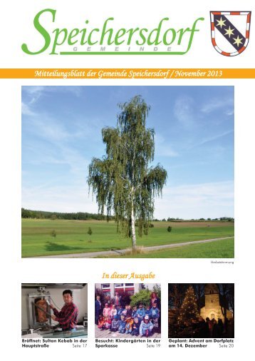 Gemeindebrief Nov 2013 als pdf - Gewerbeverband Speichersdorf