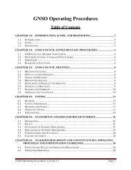 GNSO Operating Rules and Procedures - GNSO - icann