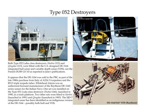 PLA Navy Towed Array and Acoustic Decoy Analysis - Clash of Arms