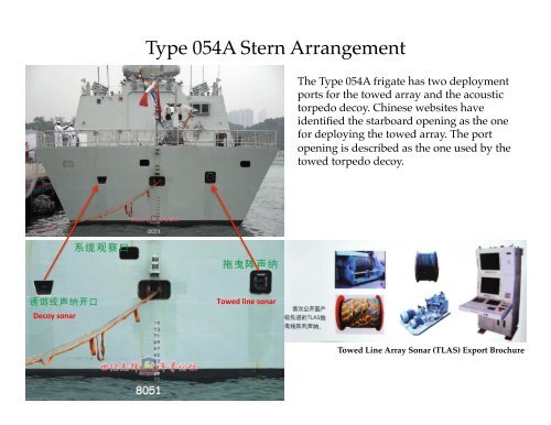 PLA Navy Towed Array and Acoustic Decoy Analysis - Clash of Arms