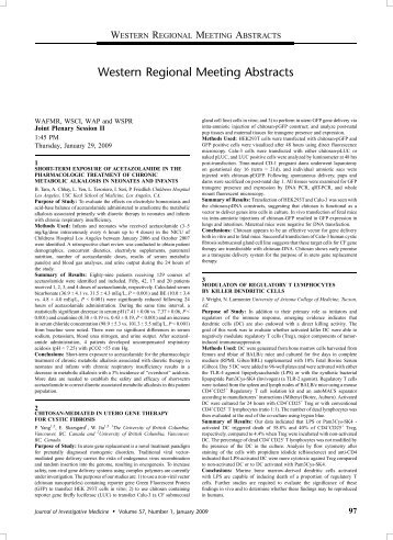 2009 Abstracts - American Federation for Medical Research