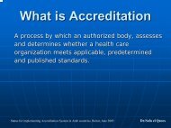 What is Accreditation - Arab Hospitals Federation