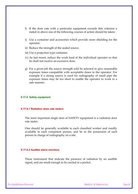 TABLE OF CONTENTS - Khalid S. Al-Shahrani