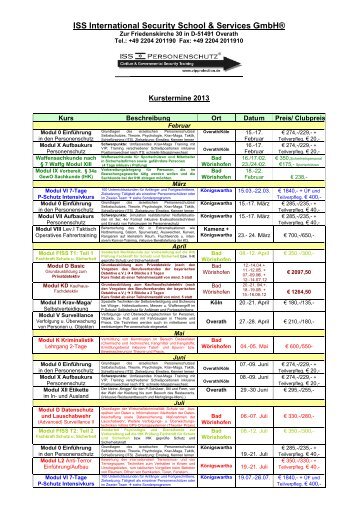 Download Jahresübersicht 2013 als pdf-Datei - ISS International ...