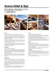 266055 E-brochure :Mise en page 1 - Anova HÃ´tel & Spa