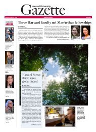 Three Harvard faculty net MacArthur fellowships - Harvard News ...