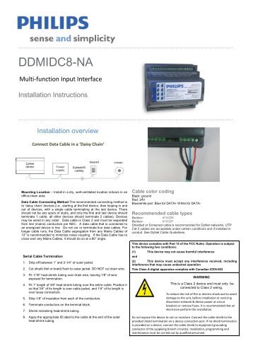 DDMIDC8-NA - Philips Lighting Controls