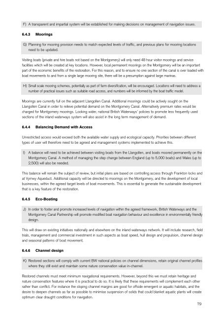 Montgomery Canal Conservation Management Strategy (1.2MB PDF)