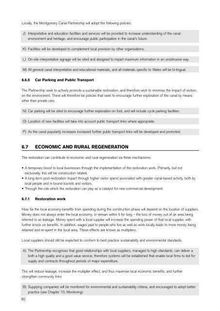 Montgomery Canal Conservation Management Strategy (1.2MB PDF)