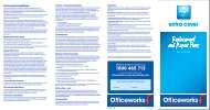 Replacement and Repair Plans - Officeworks