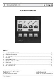 Tankmonitor TCM4 - Philippi