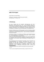 eBIZ-TCF Projekt 1 Einleitung