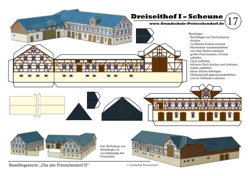 B17: Dreiseithof I – Scheune - Grundschule Pretzschendorf