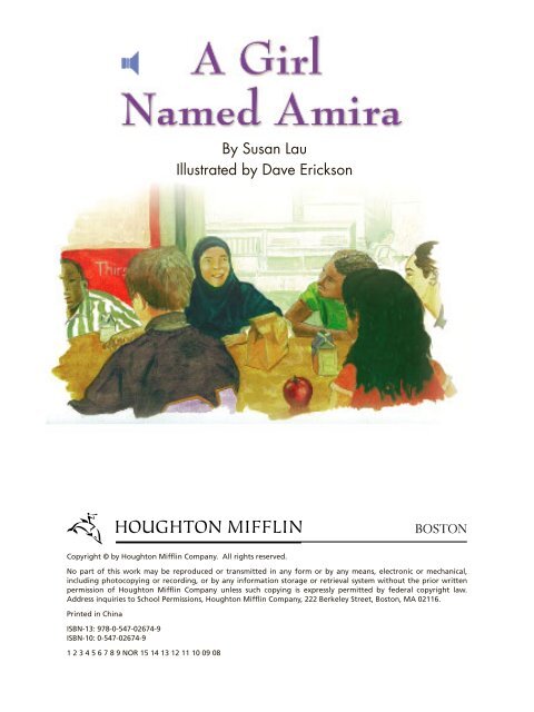 Lesson 8:A Girl Named Amira