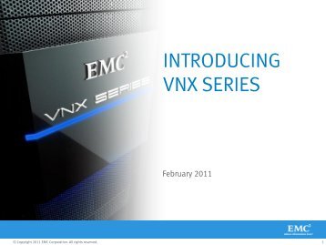 EMC VNX Series Technical Review