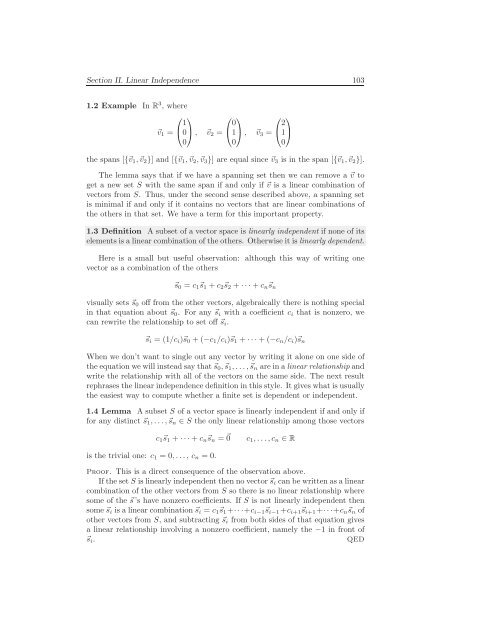 Linear Algebra