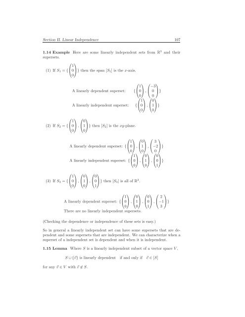 Linear Algebra