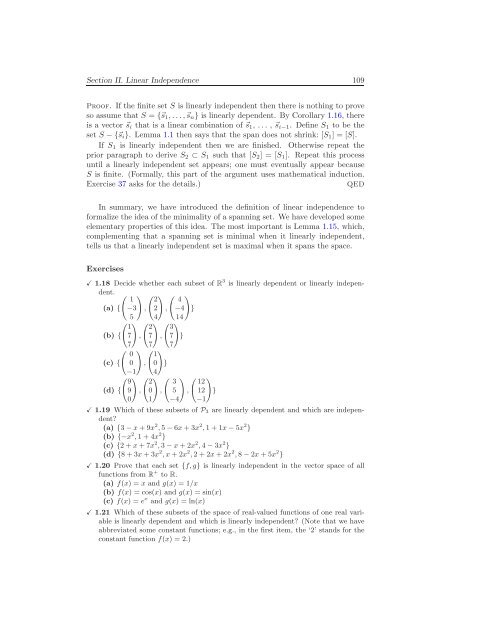 Linear Algebra