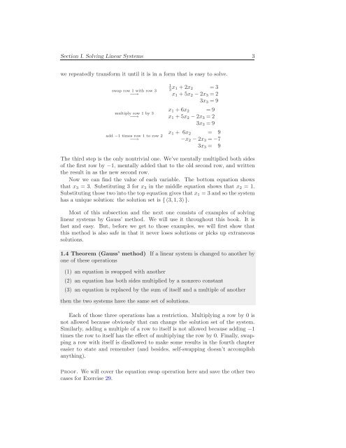 Linear Algebra