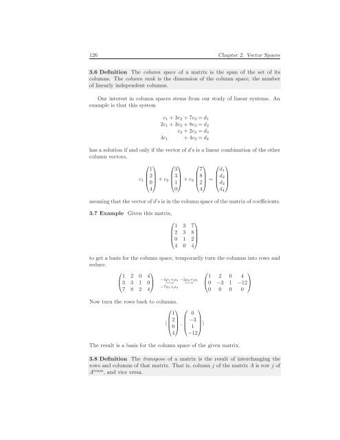 Linear Algebra