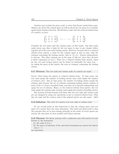 Linear Algebra