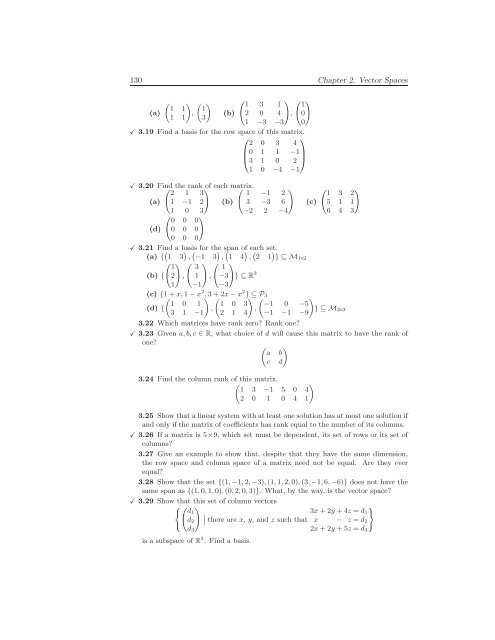 Linear Algebra