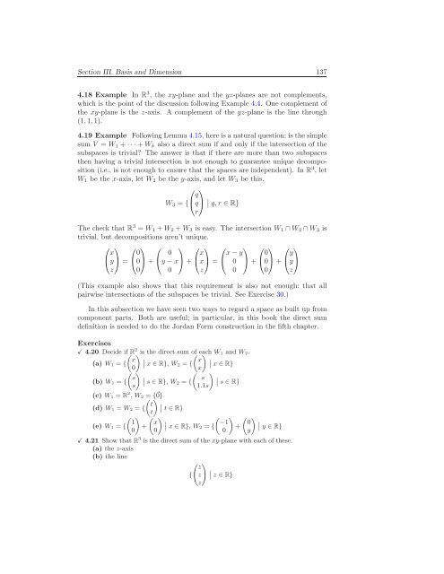 Linear Algebra