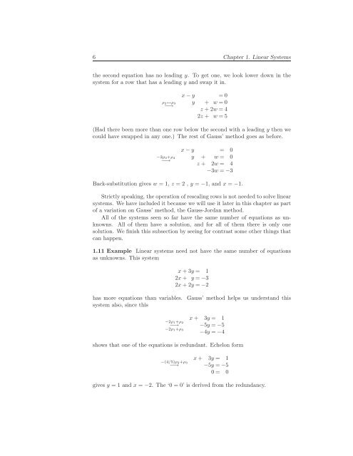 Linear Algebra