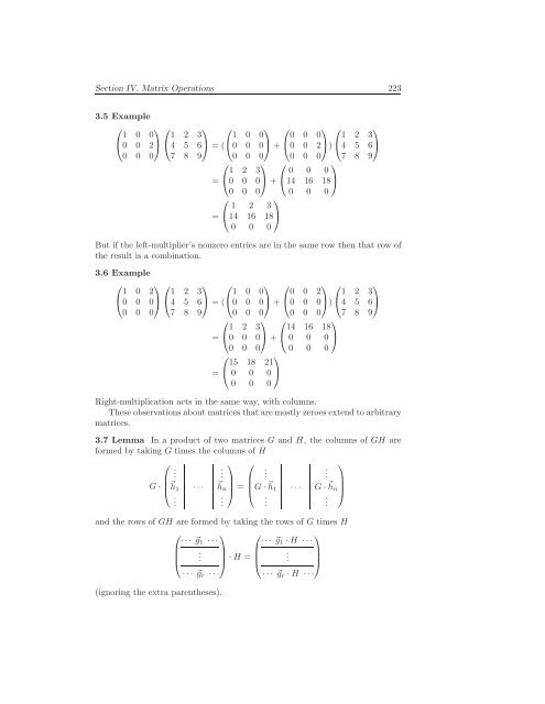 Linear Algebra