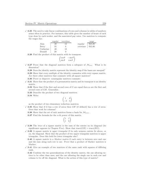 Linear Algebra