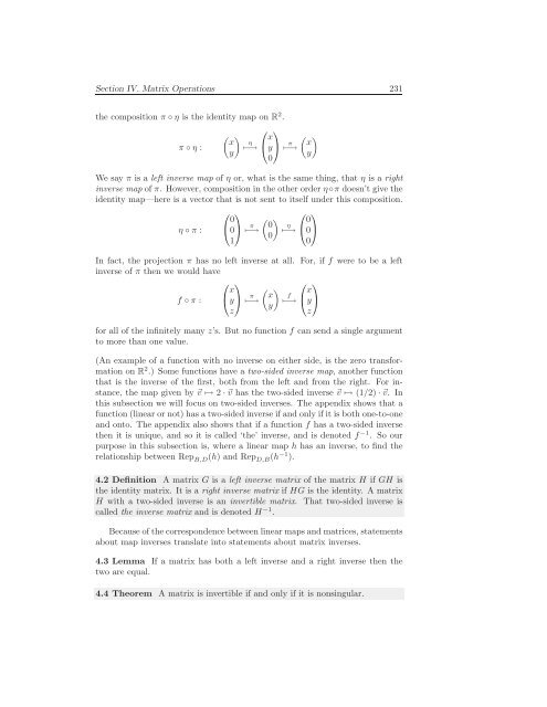 Linear Algebra