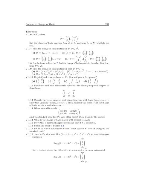 Linear Algebra