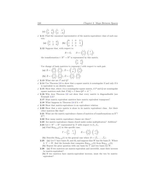 Linear Algebra