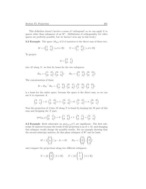 Linear Algebra