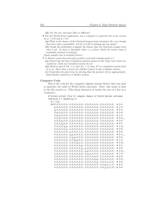 Linear Algebra