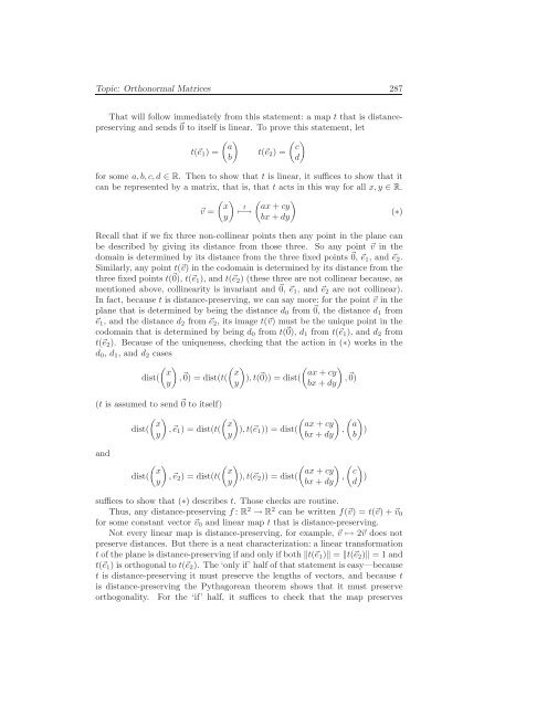 Linear Algebra