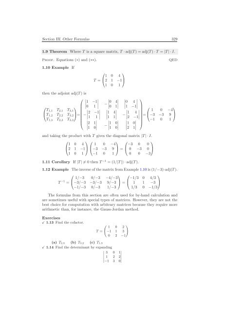 Linear Algebra