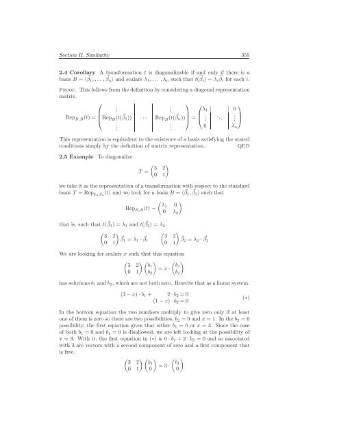 Linear Algebra