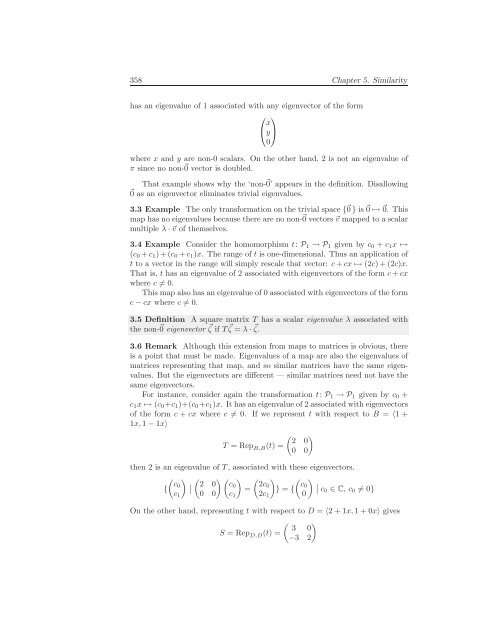 Linear Algebra