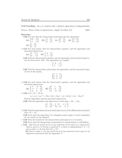 Linear Algebra