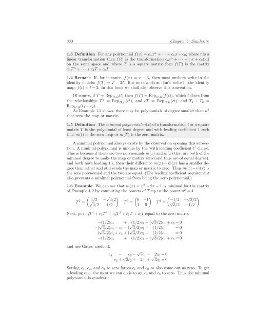 Linear Algebra