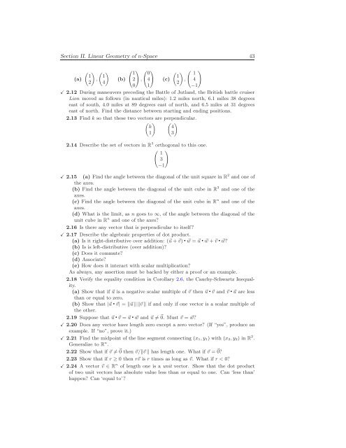 Linear Algebra