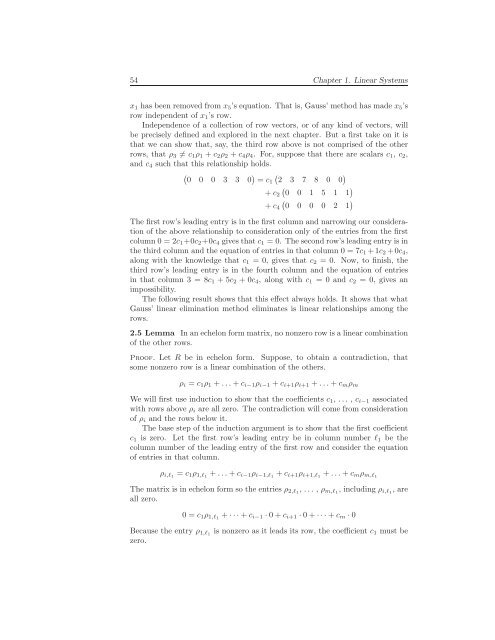 Linear Algebra