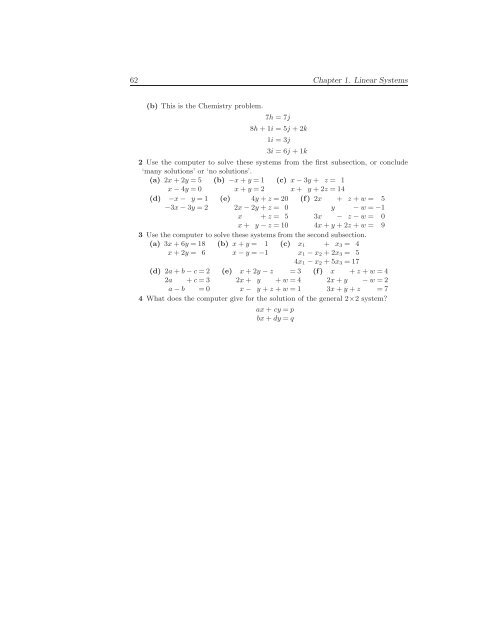 Linear Algebra