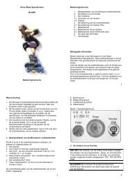 Inline Skate Speedometer BLADE ... - MICROSPORT