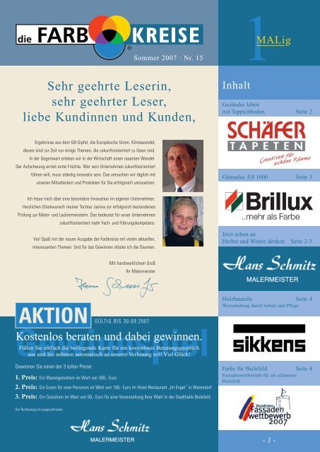 aktion - Hans Schmitz Malermeister