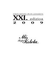 XXI. edizioa - Ayuntamiento de Bilbao