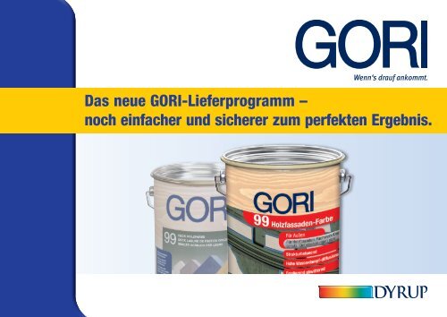 gori 88 compact-holzfarbe - Farben Brunner