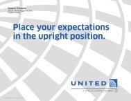 United Airlines Flight Schedule
