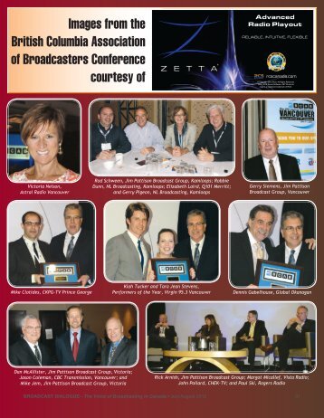 Images from the British Columbia Association of Broadcasters ...